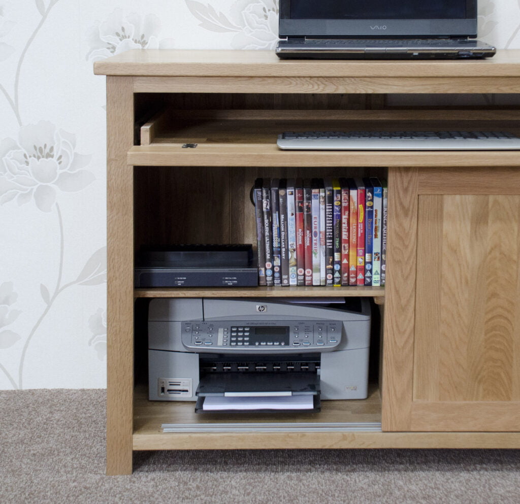 Opus Hideaway computer desk Office Furniture The Bay Furniture Company