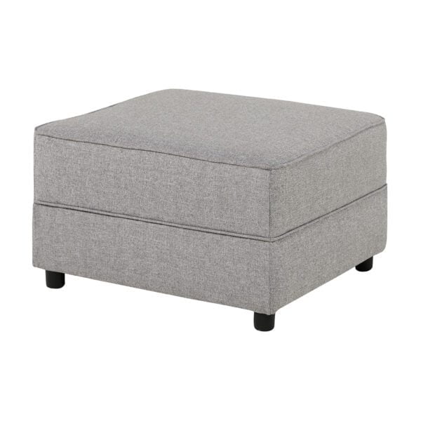 Lilly Footstool 1 SILVER